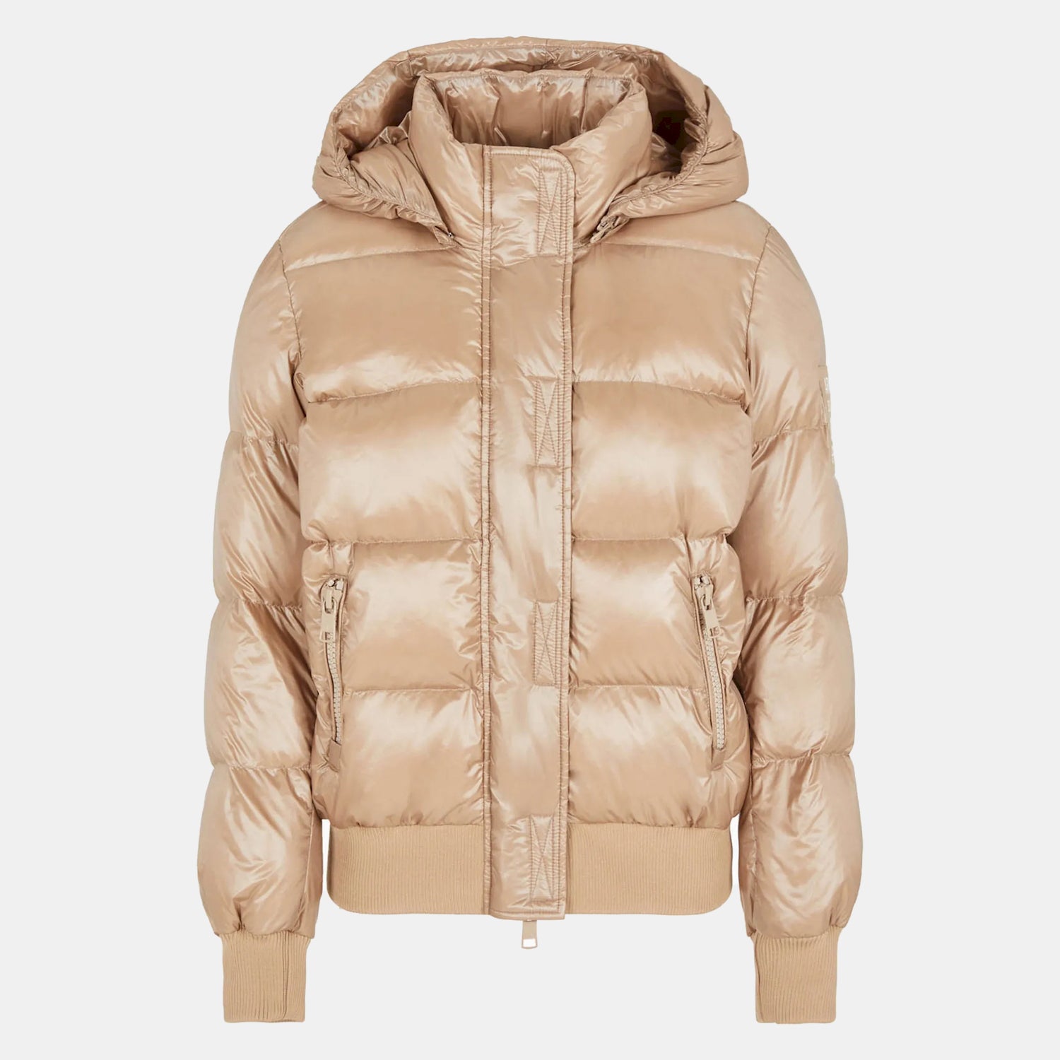 Armani Exchange Blusao Jackets 8nyb40 Ynynz Gold Dourado_shot3