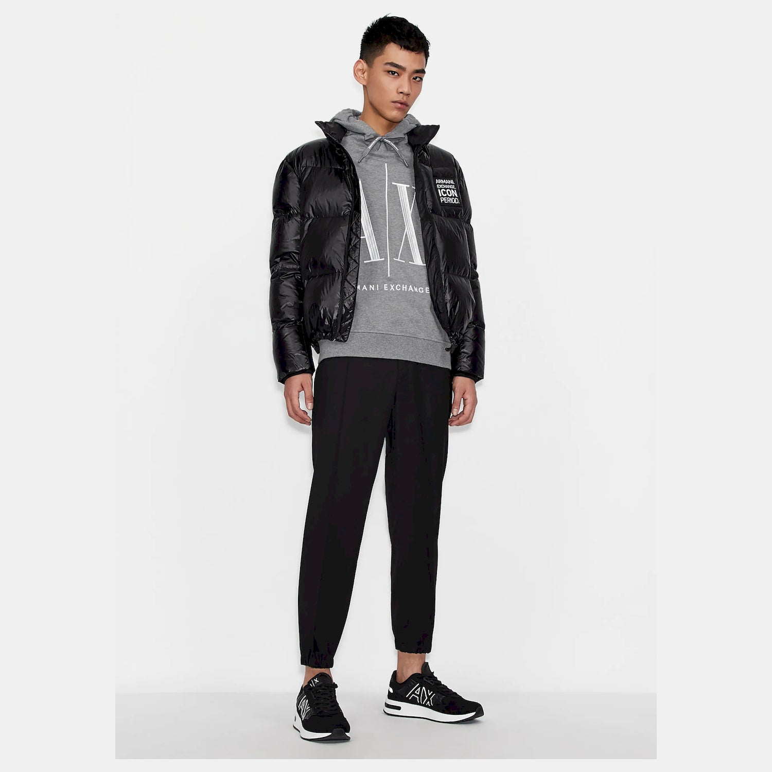 Armani Exchange Blusao Jackets 8nzbp2 Znynz Black Preto_shot2