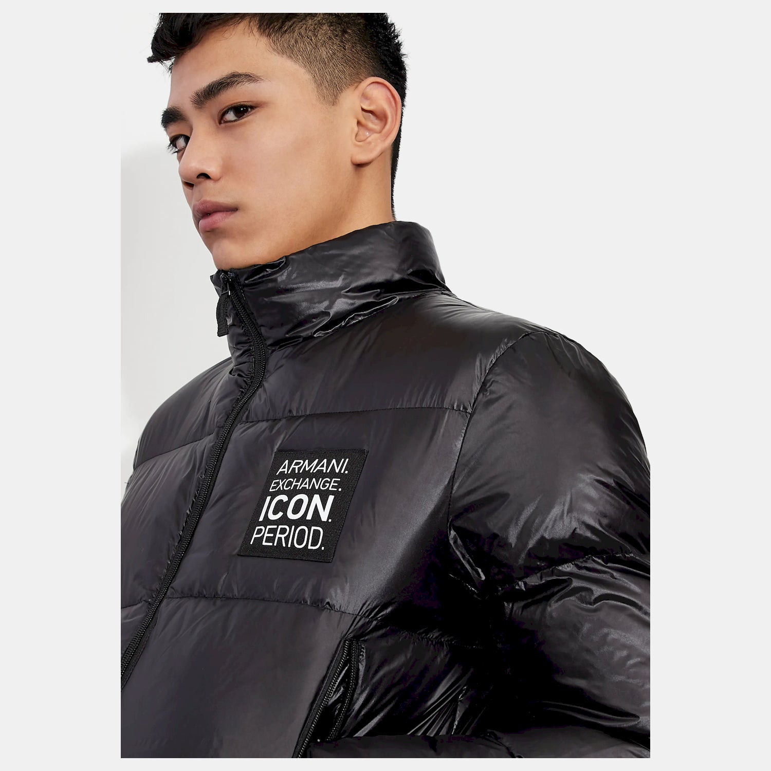 Armani Exchange Blusao Jackets 8nzbp2 Znynz Black Preto_shot4