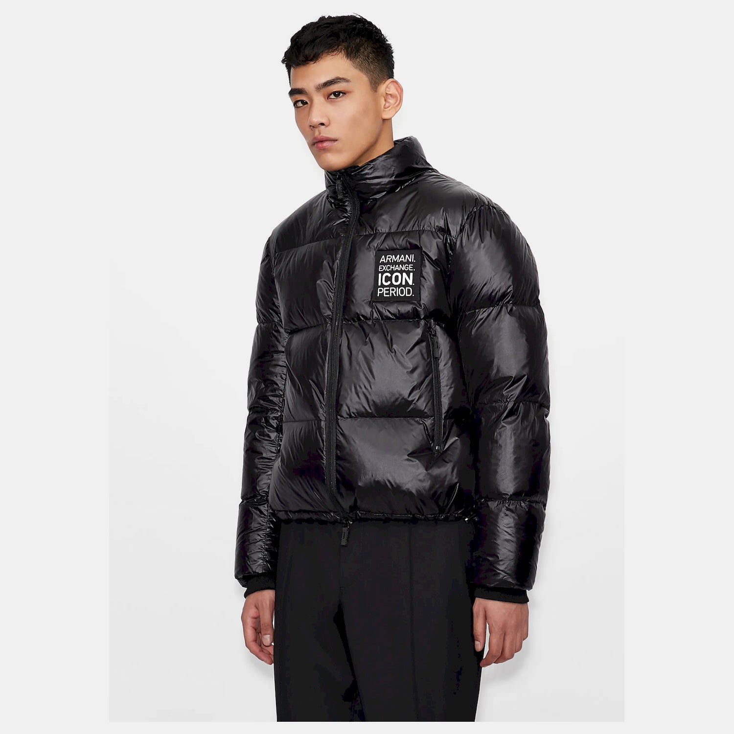 Armani Exchange Blusao Jackets 8nzbp2 Znynz Black Preto_shot5