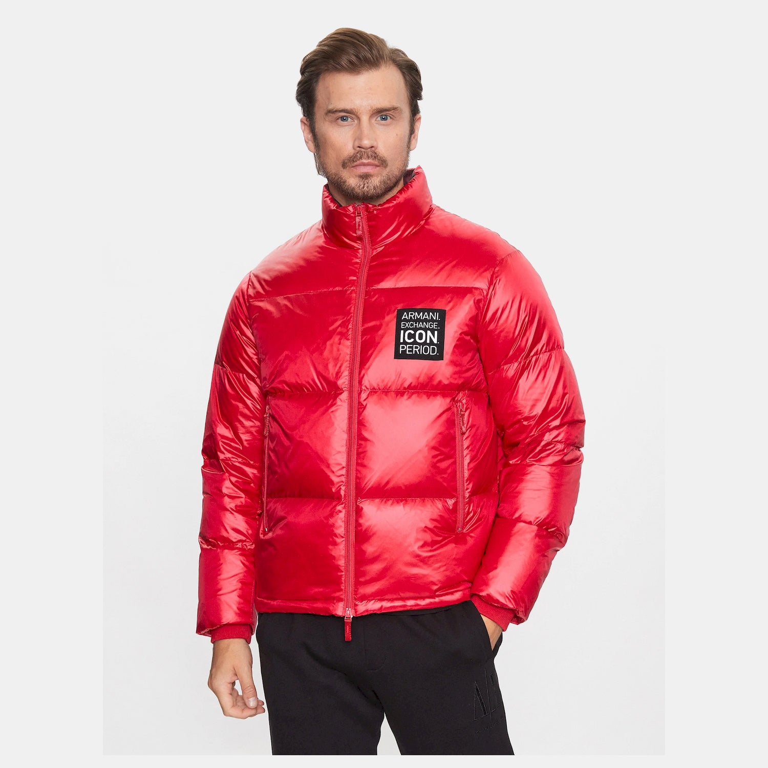 Armani Exchange Blusao Jackets 8nzbp2 Znynz Red Vermelho_shot4