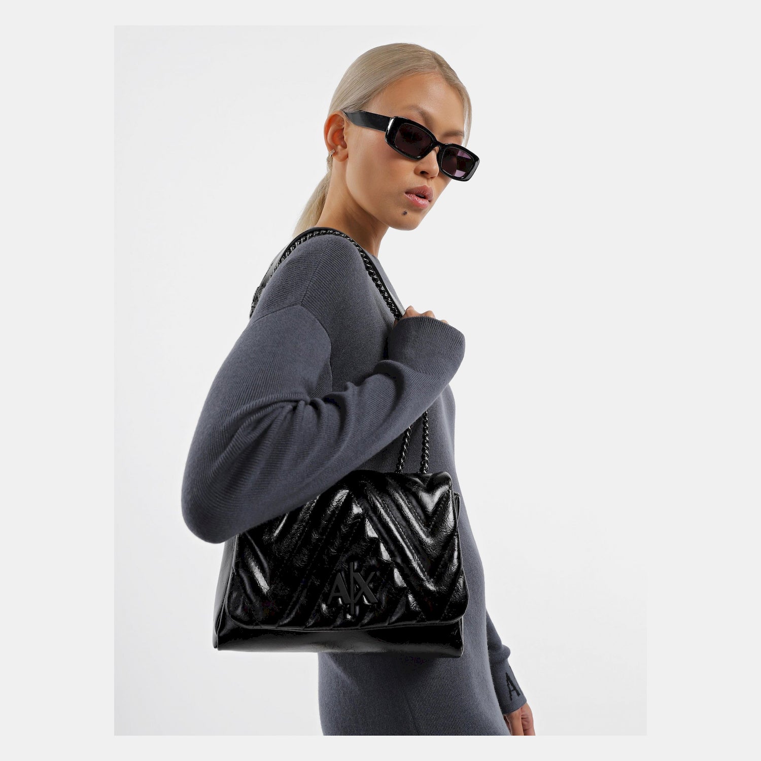 Armani Exchange Bolsa Bag 942853 3f779 Black Preto_shot1