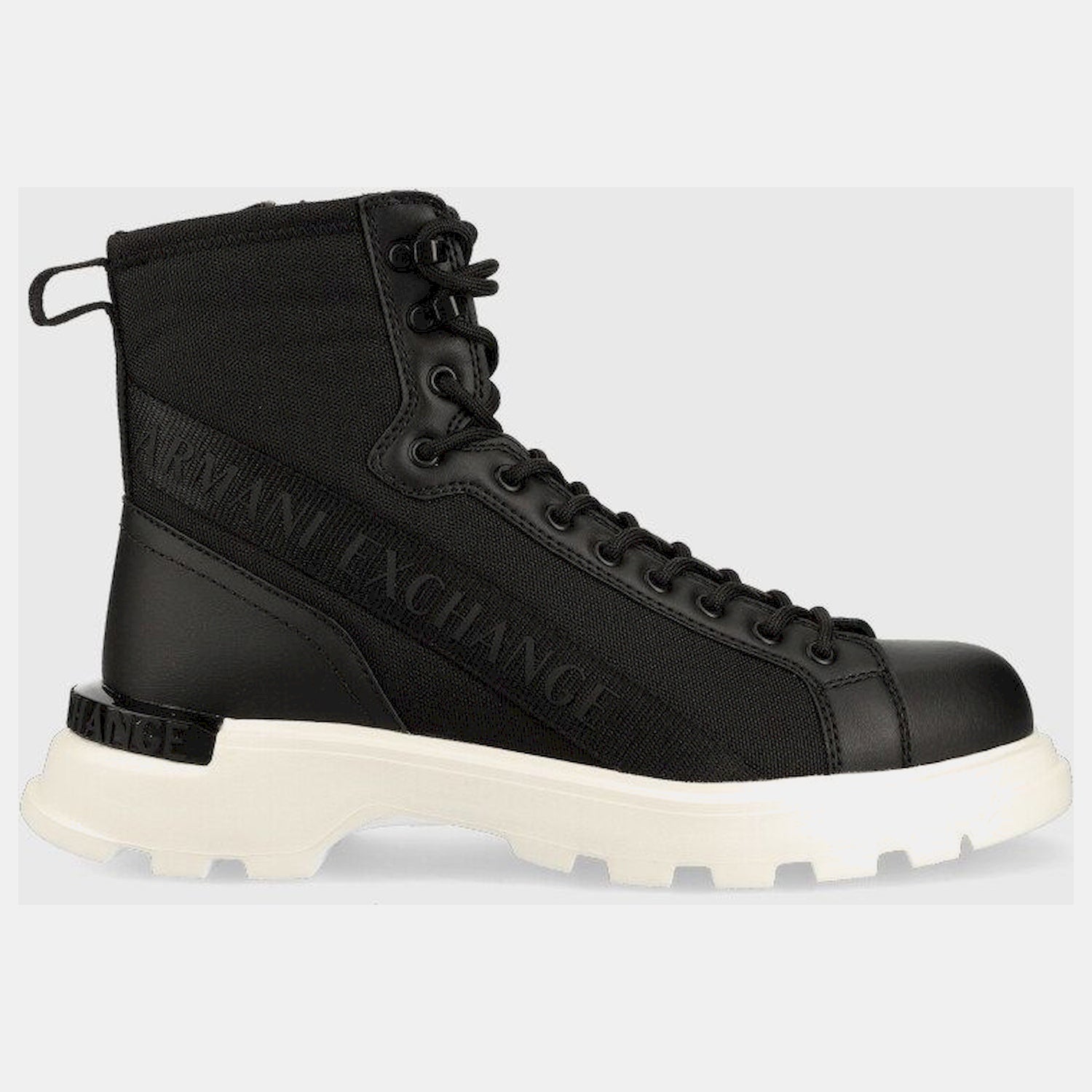 Armani Exchange Botas Boots Xum011 Xv614 Black Preto_shot1