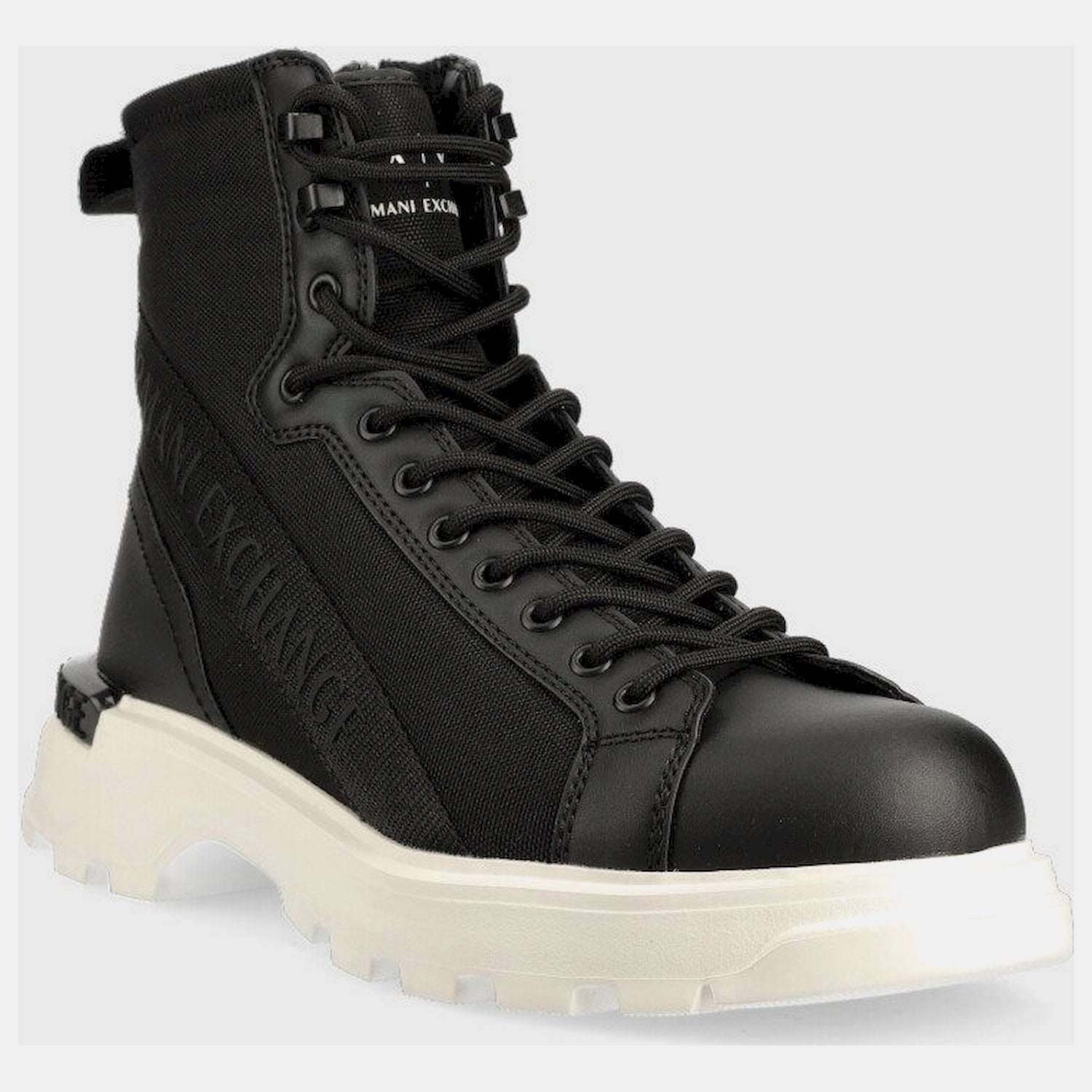 Armani Exchange Botas Boots Xum011 Xv614 Black Preto_shot2