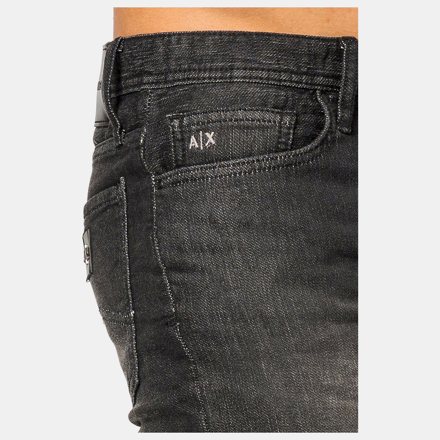 Armani Exchange Calcas Trousers 6lzj33 Z5p6z Dk.grey Cinza Escuro_shot2
