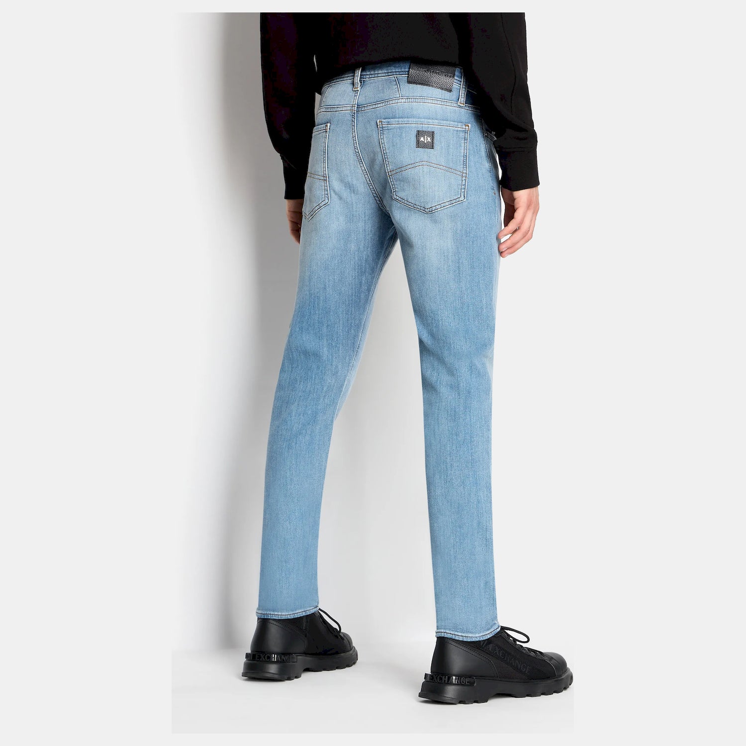 Armani Exchange Calcas Trousers 6rzj33 Z1ttz Light Wash Light Wash_shot2