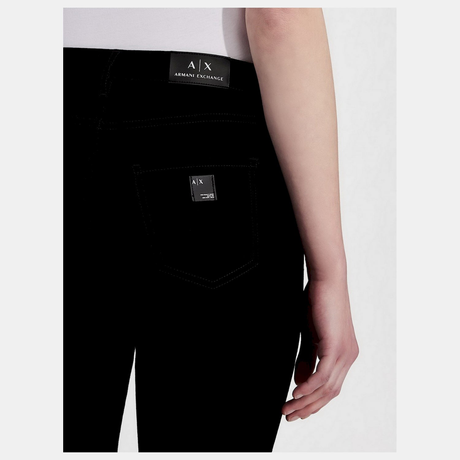 Armani Exchange Calcas Trousers 8nyj45 Y1tcz Denim Blk Denim Escuro_shot2