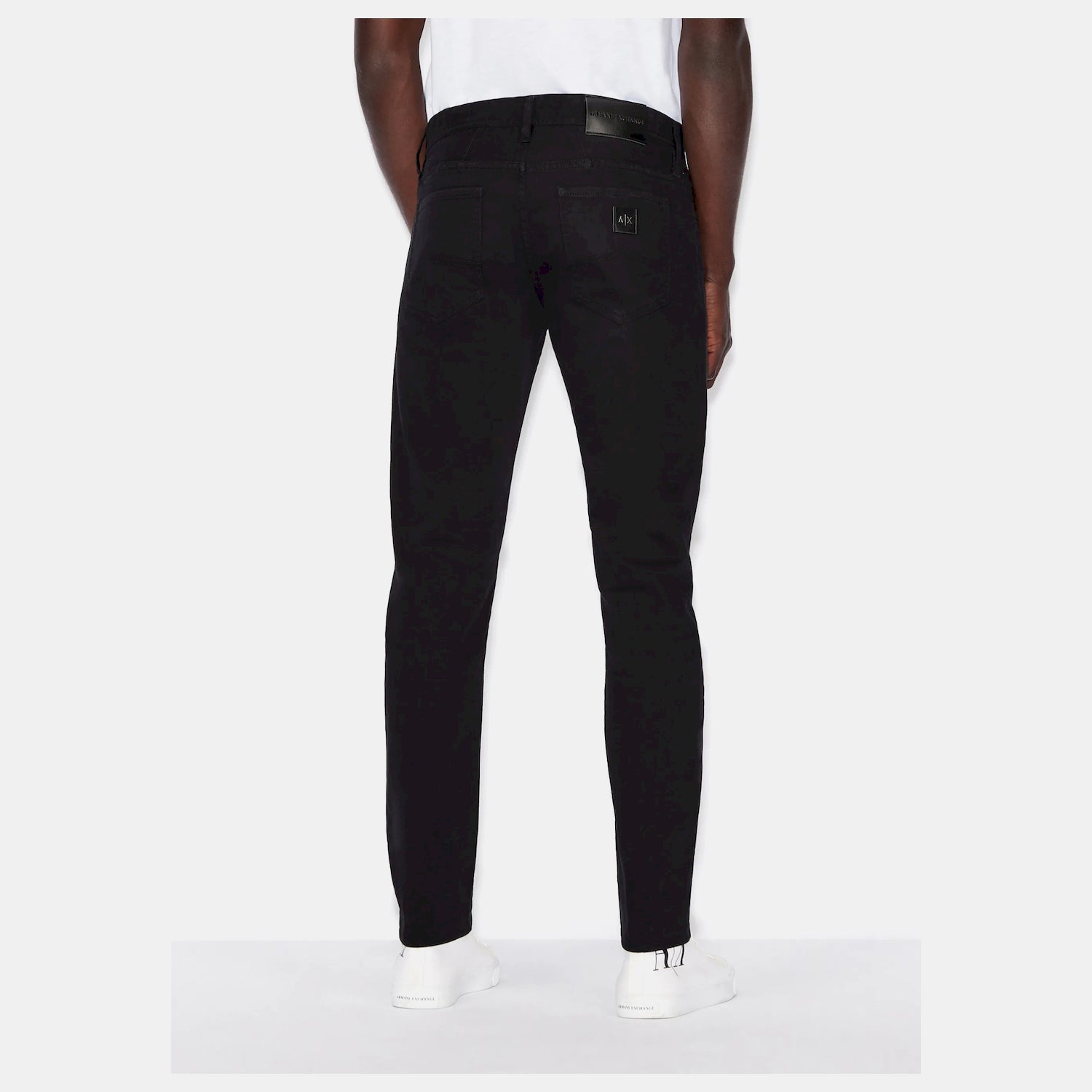 Armani Exchange Calcas Trousers 8nzj14 Z1sbz Denim Blk Denim Escuro_shot3