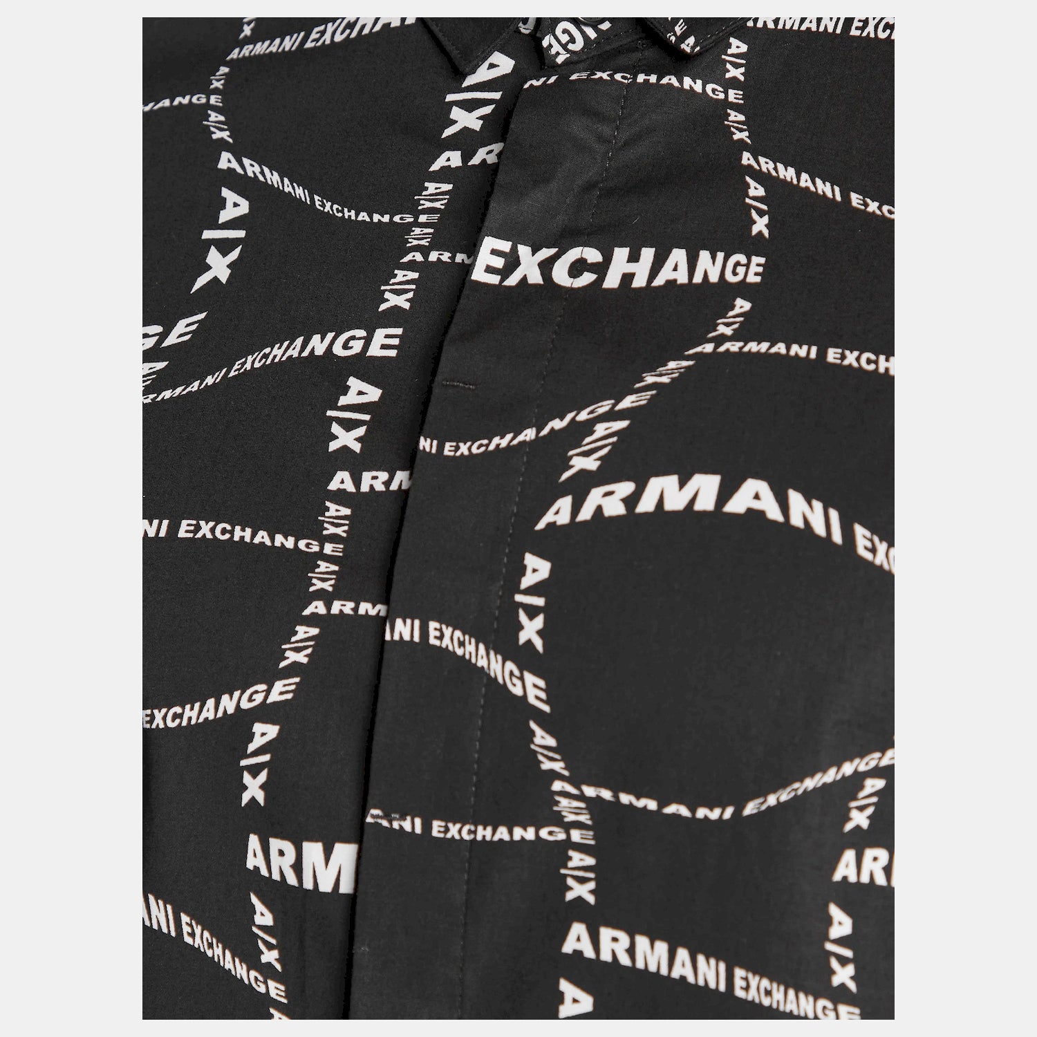 Armani Exchange Camisa Shirt 3rzc04 Zneaz Black Preto_shot2