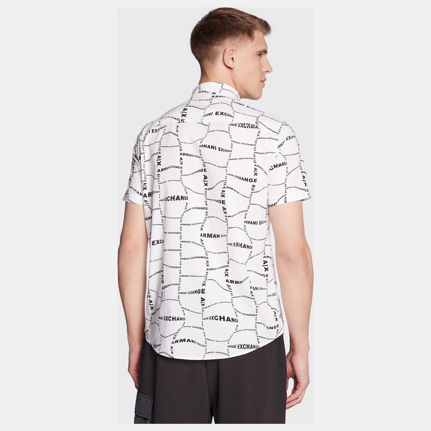Armani Exchange Camisa Shirt 3rzc04 Zneaz White Branco_shot1