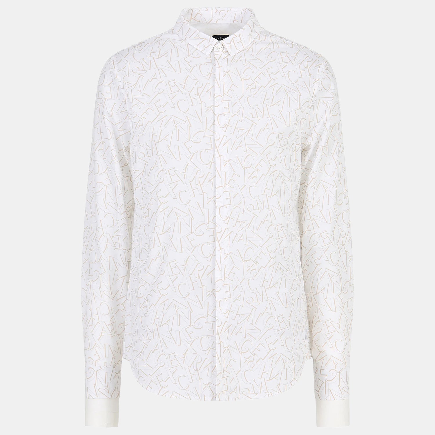 Armani Exchange Camisa Shirt 6rzc25 Zneaz White Branco_shot3