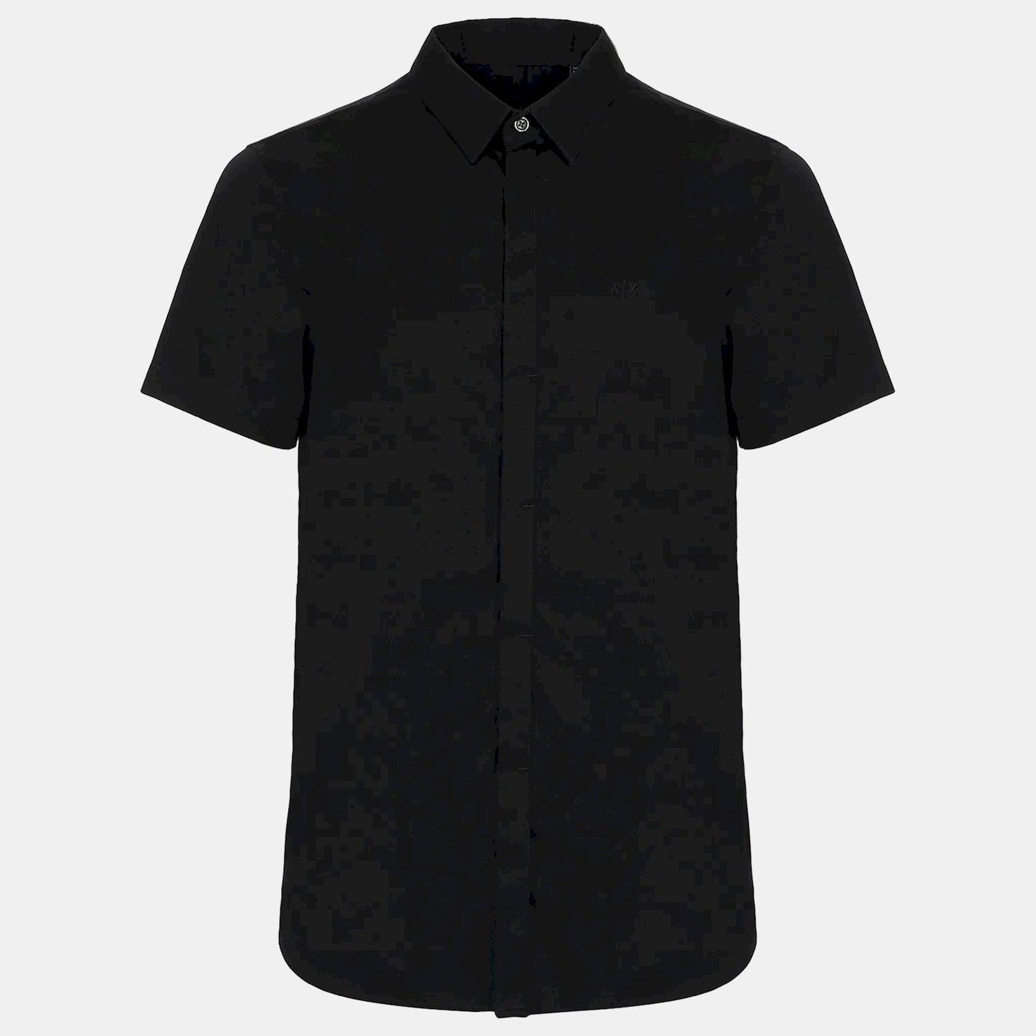 Armani Exchange Camisa Shirt 8nzcbf Zn10z Black Preto_shot5
