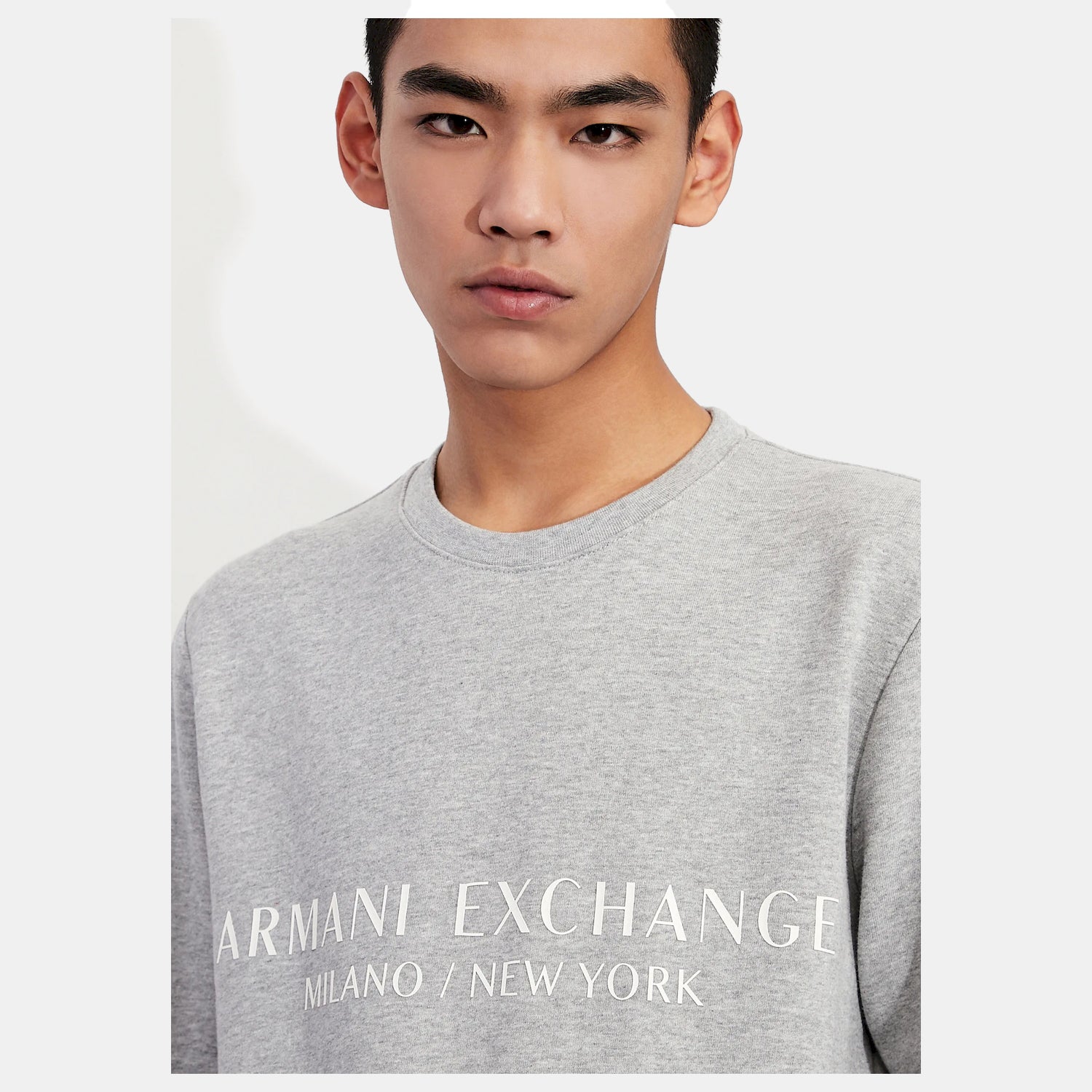 Armani Exchange Camisola Sweat 8nzm88 Zjkrz Grey Cinza_shot3