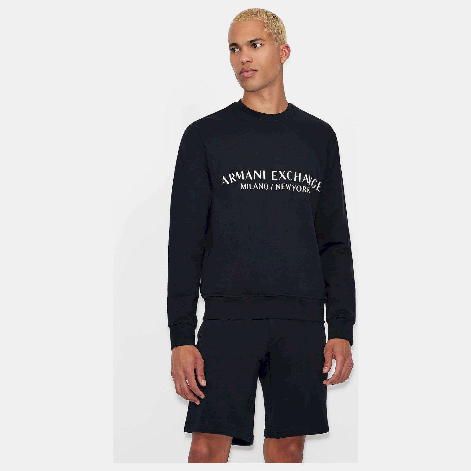 Armani Exchange Camisola Sweat 8nzm88 Zjkrz Navy Navy_shot1