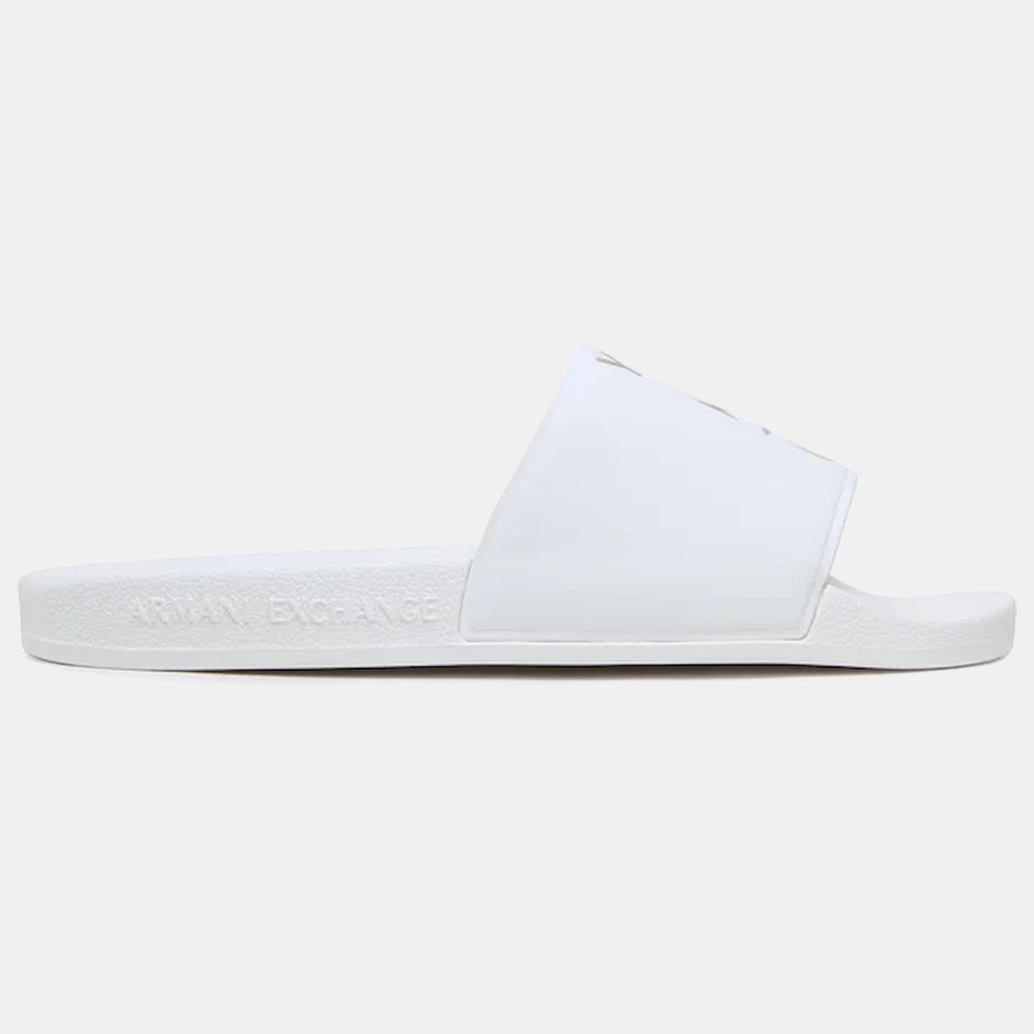 Armani Exchange Chinelos Slippers Xup004 Xv597 Whi Gold Branco Dourado_shot1