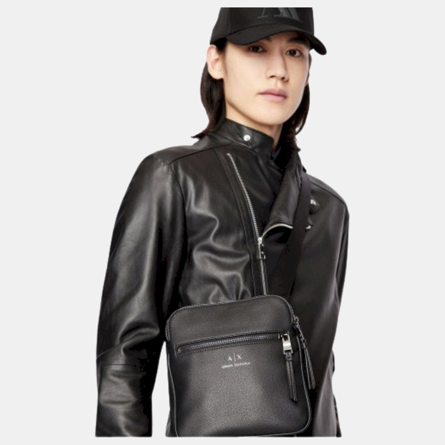 Armani Exchange Crossbody 952391 Cc830 Black Preto_shot1