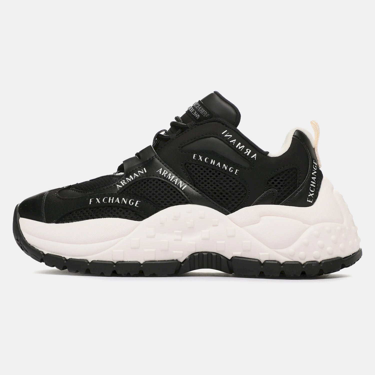 Armani Exchange Sapatilhas Sneakers Shoes Xdx120 Xv708 Black Preto_shot6