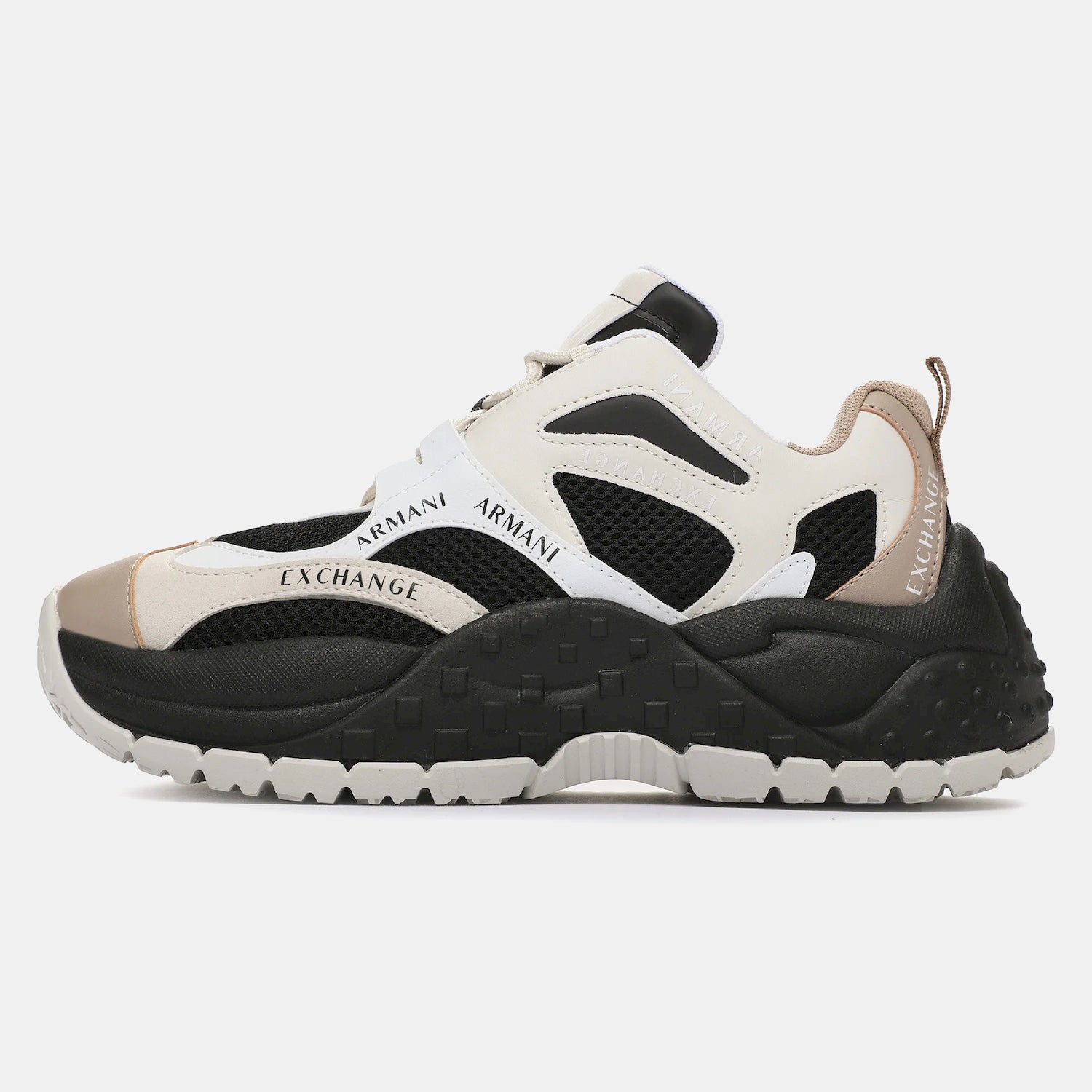 Armani Exchange Sapatilhas Sneakers Shoes Xdx120 Xv708 Blk Multi Preto Multicolor_shot5