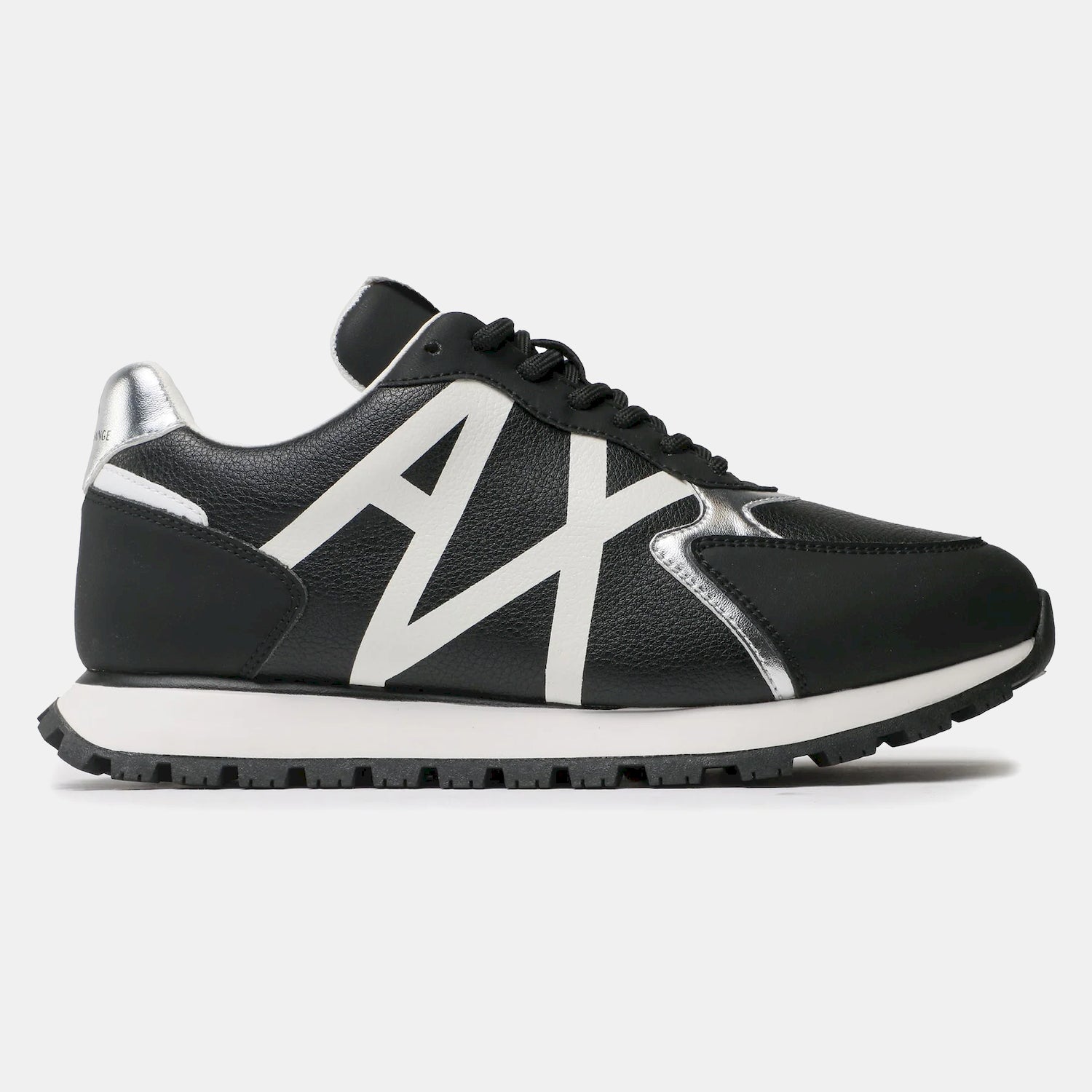 Armani Exchange Sapatilhas Sneakers Shoes Xdx139 Xv733 Blk White Preto Branco_shot1