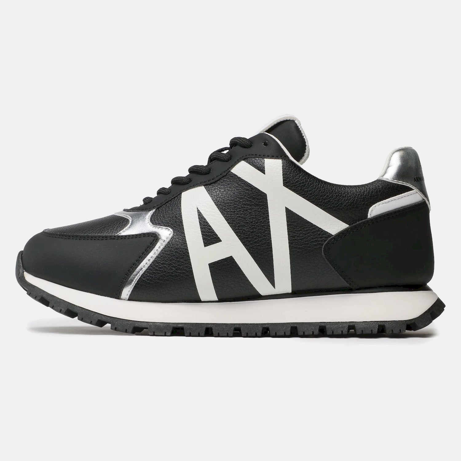 Armani Exchange Sapatilhas Sneakers Shoes Xdx139 Xv733 Blk White Preto Branco_shot6