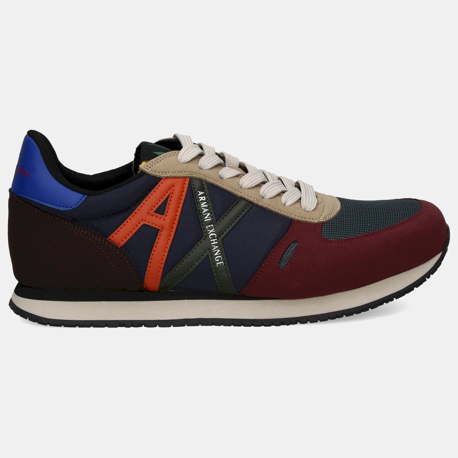 Armani Exchange Sapatilhas Sneakers Shoes Xux017 Xv028 Navy Borde Navy Bordeaux_shot2
