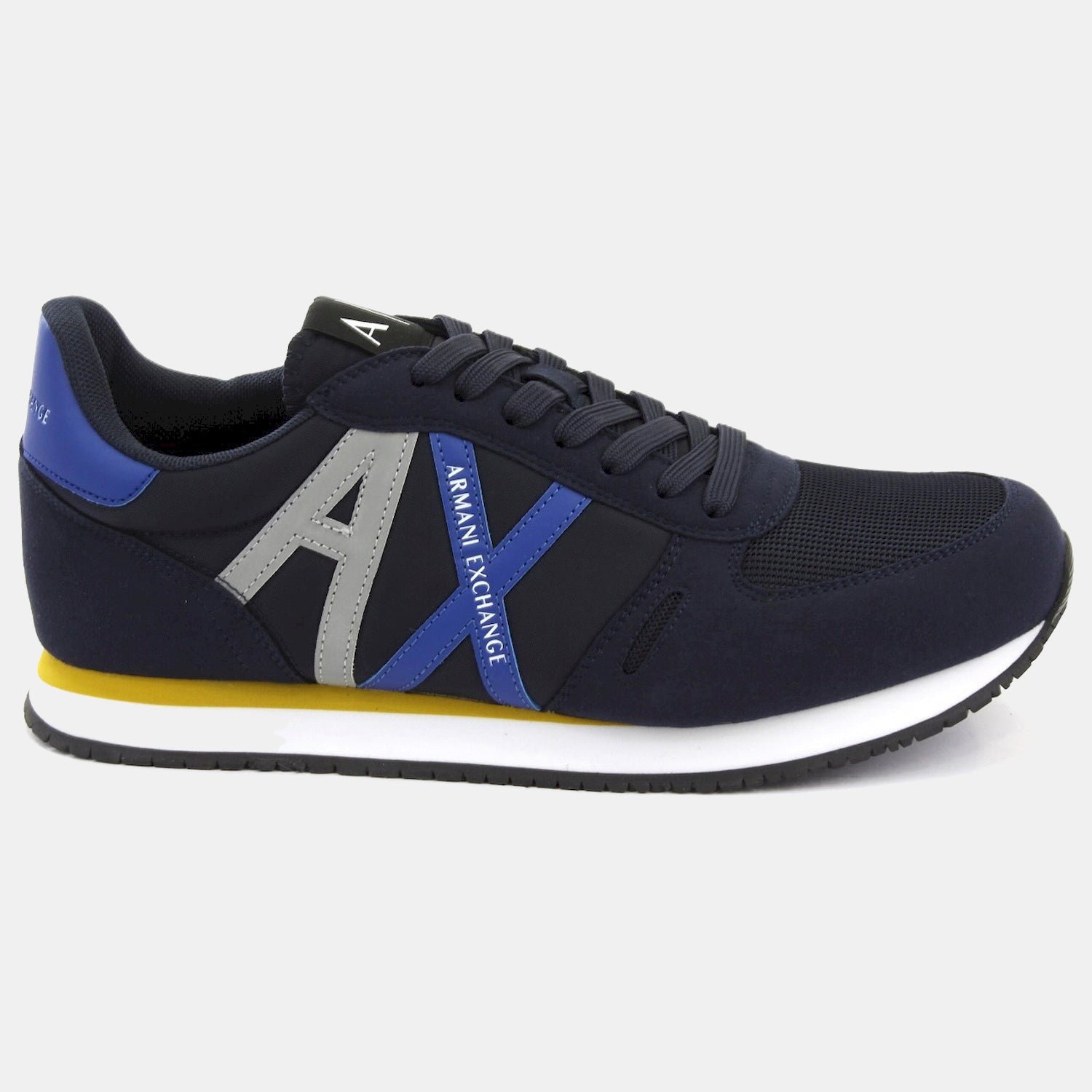 Armani Exchange Sapatilhas Sneakers Shoes Xux017 Xv028 Navy Yello Navy Amarelo_shot1