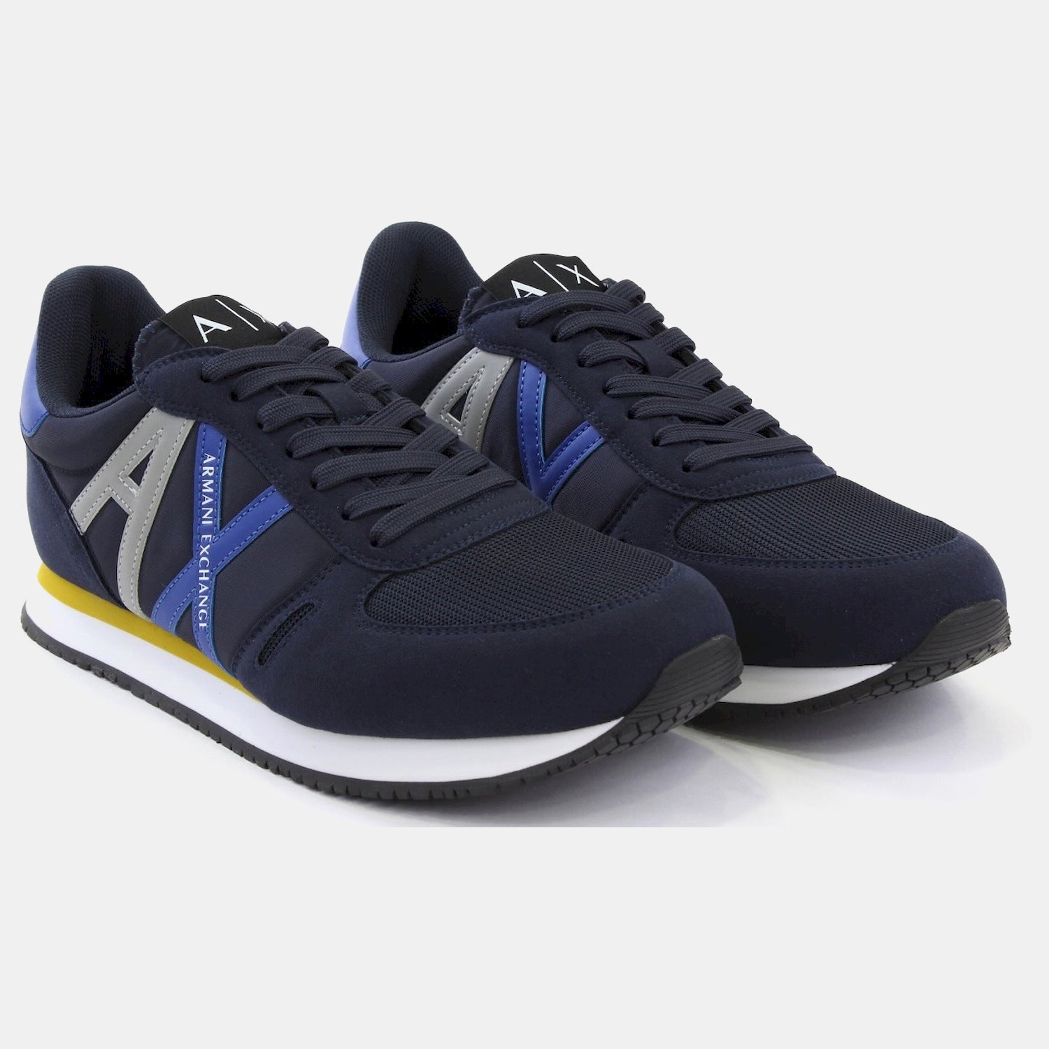 Armani Exchange Sapatilhas Sneakers Shoes Xux017 Xv028 Navy Yello Navy Amarelo_shot2