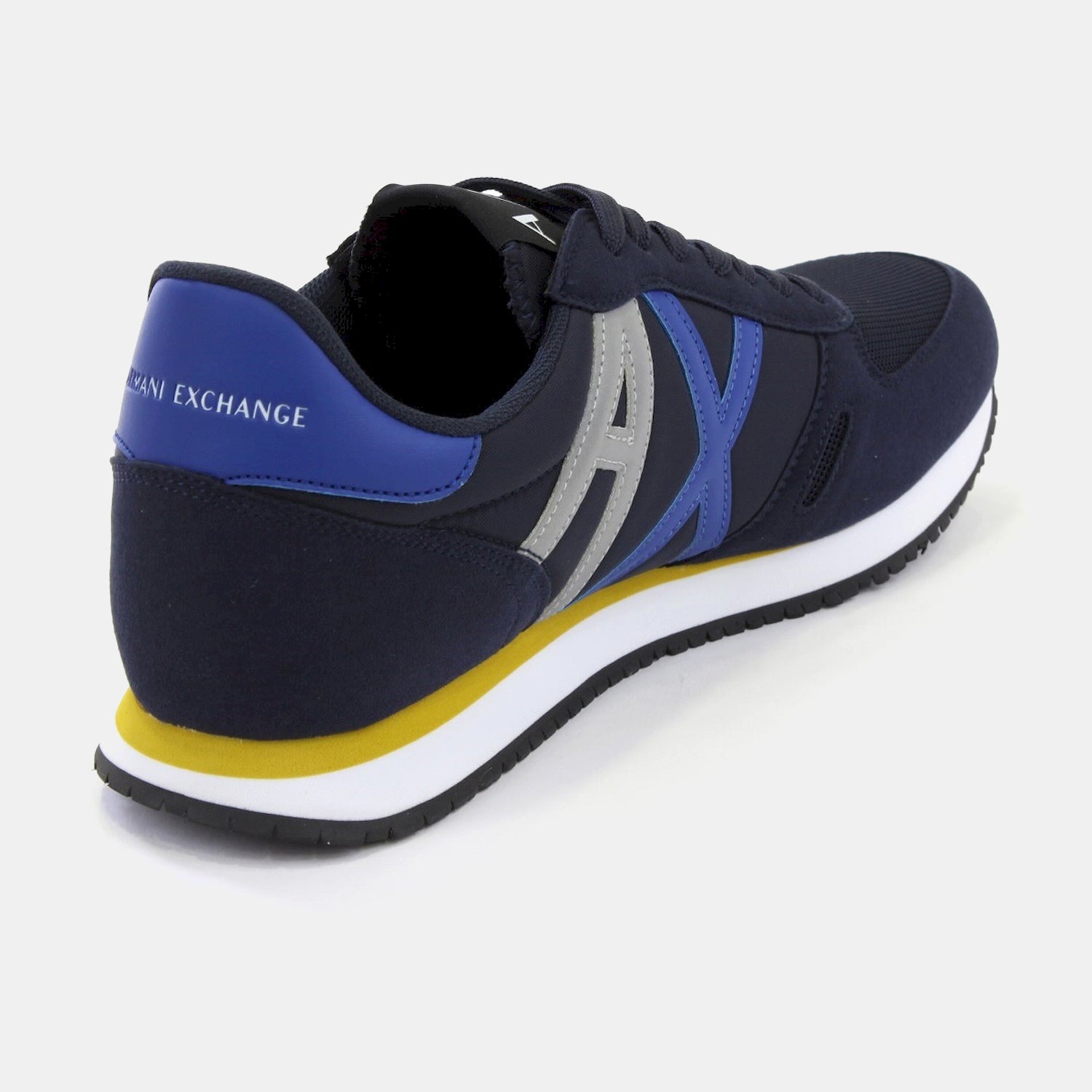 Armani Exchange Sapatilhas Sneakers Shoes Xux017 Xv028 Navy Yello Navy Amarelo_shot3