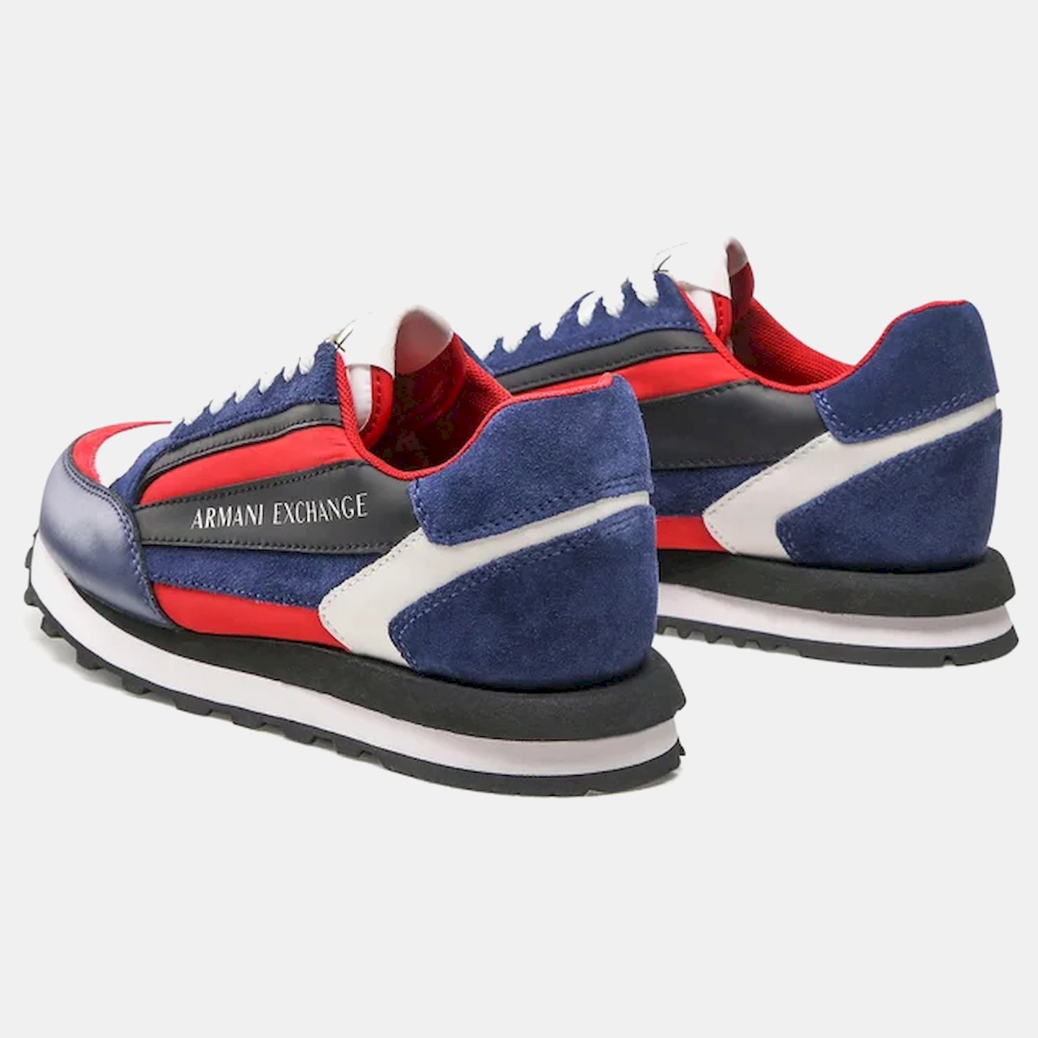 Armani Exchange Sapatilhas Sneakers Shoes Xux101 Xv294 Navy Red Navy Vermelho_shot1