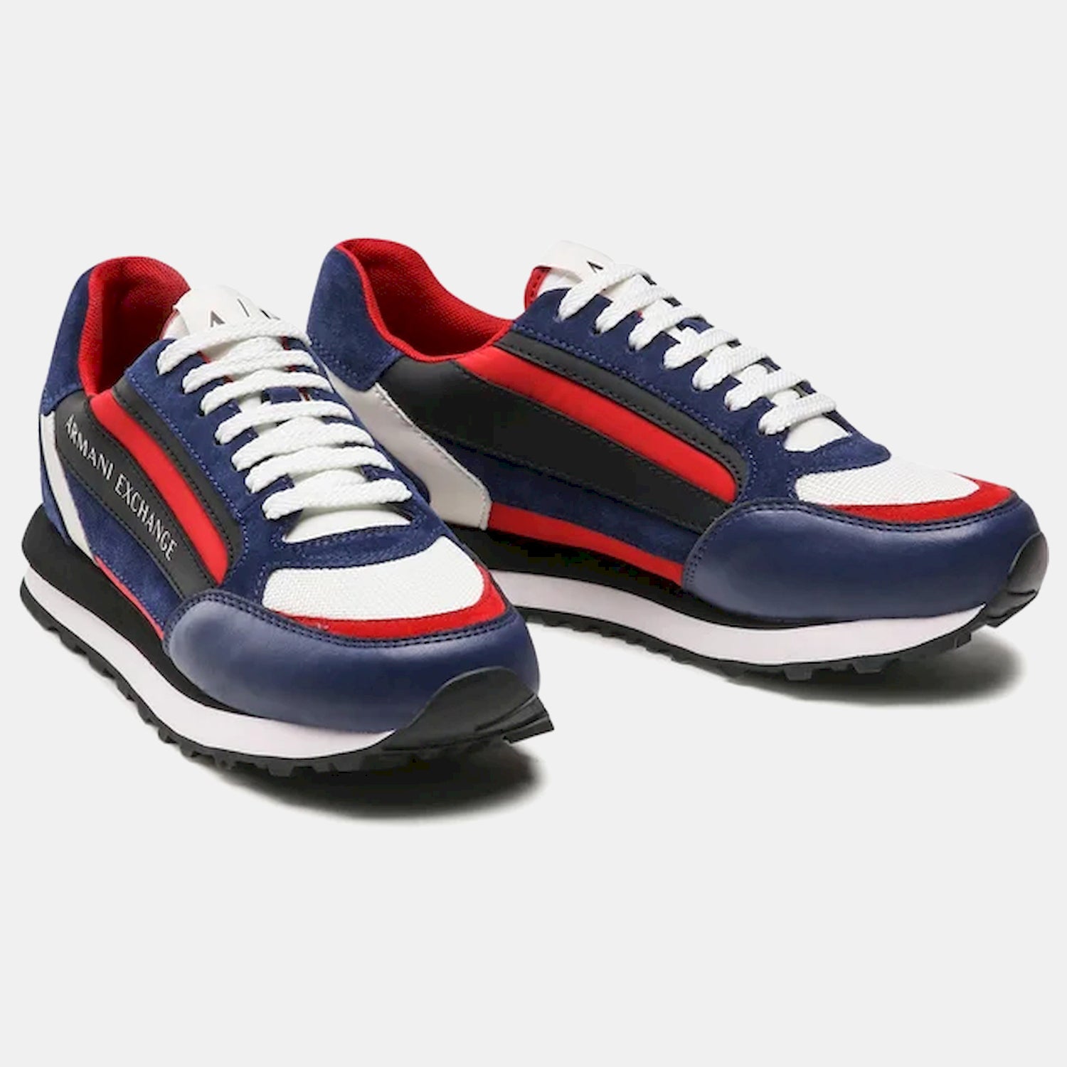 Armani Exchange Sapatilhas Sneakers Shoes Xux101 Xv294 Navy Red Navy Vermelho_shot2