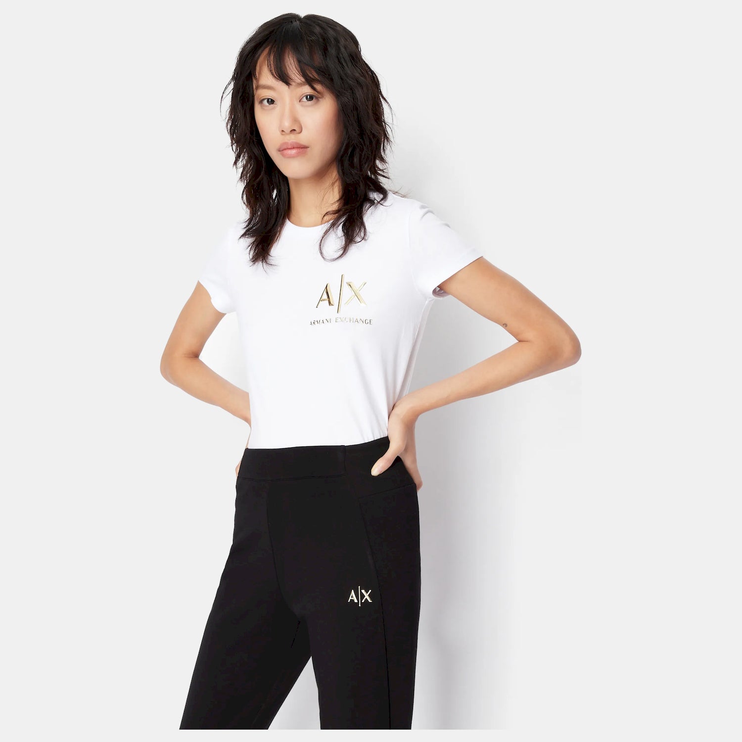 Armani Exchange T Shirt 6lyt52 Yj9xz White Branco_shot4