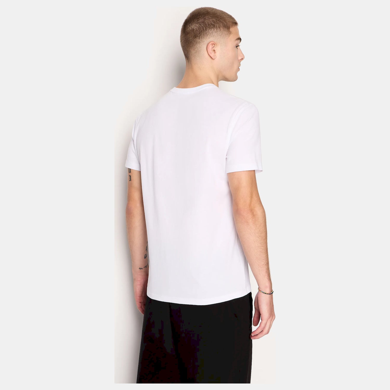 Armani Exchange T Shirt 6rzthb Zjh4z White Branco_shot1