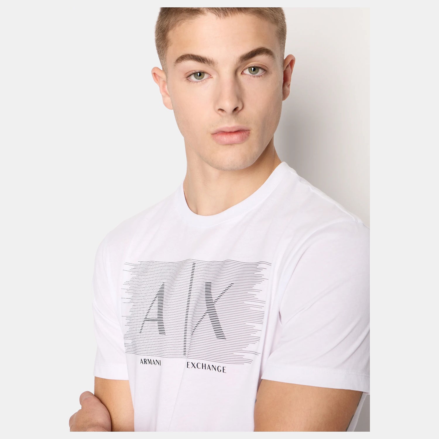 Armani Exchange T Shirt 6rzthb Zjh4z White Branco_shot2
