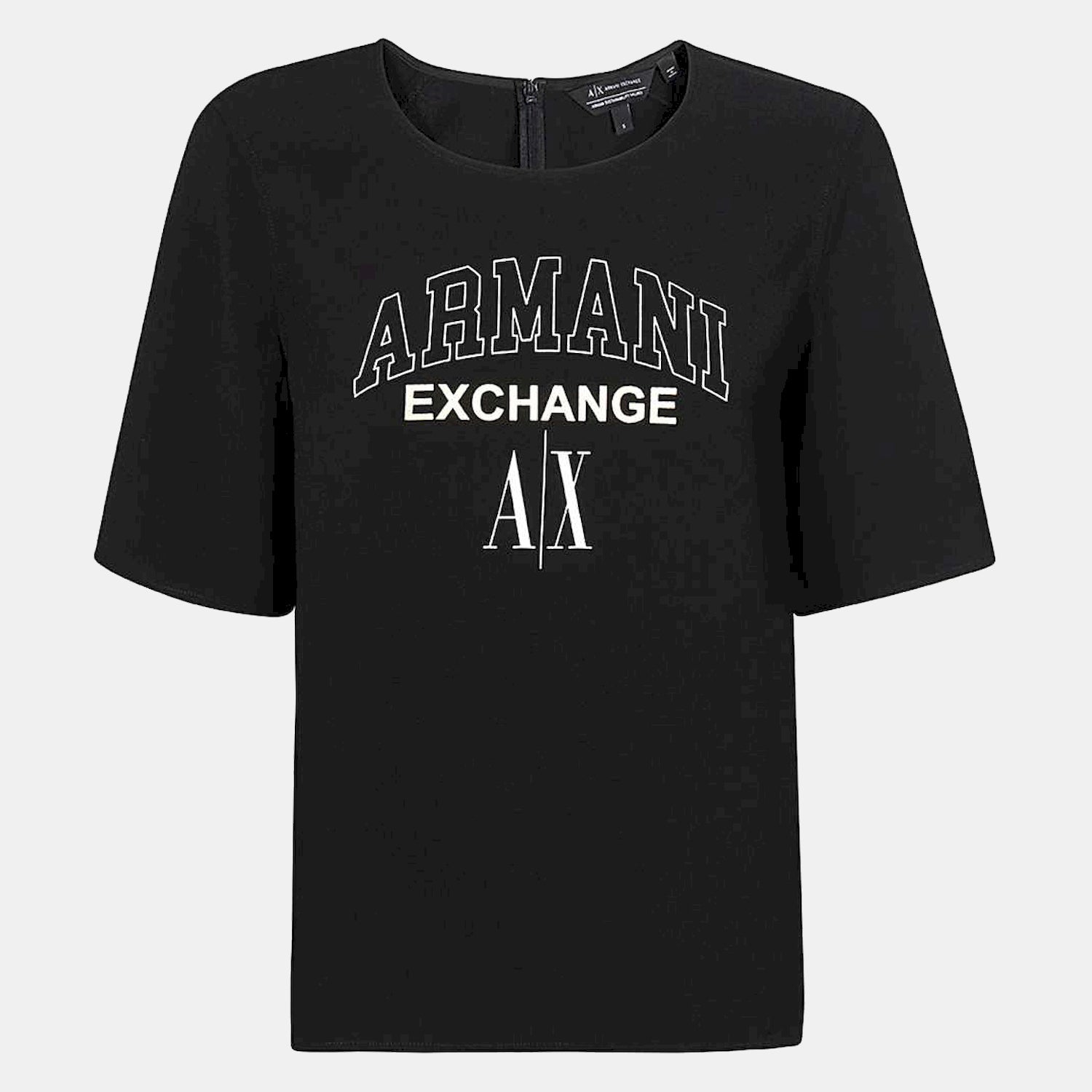 Armani Exchange Top 6ryh16 Yn9jz Black Preto_shot1