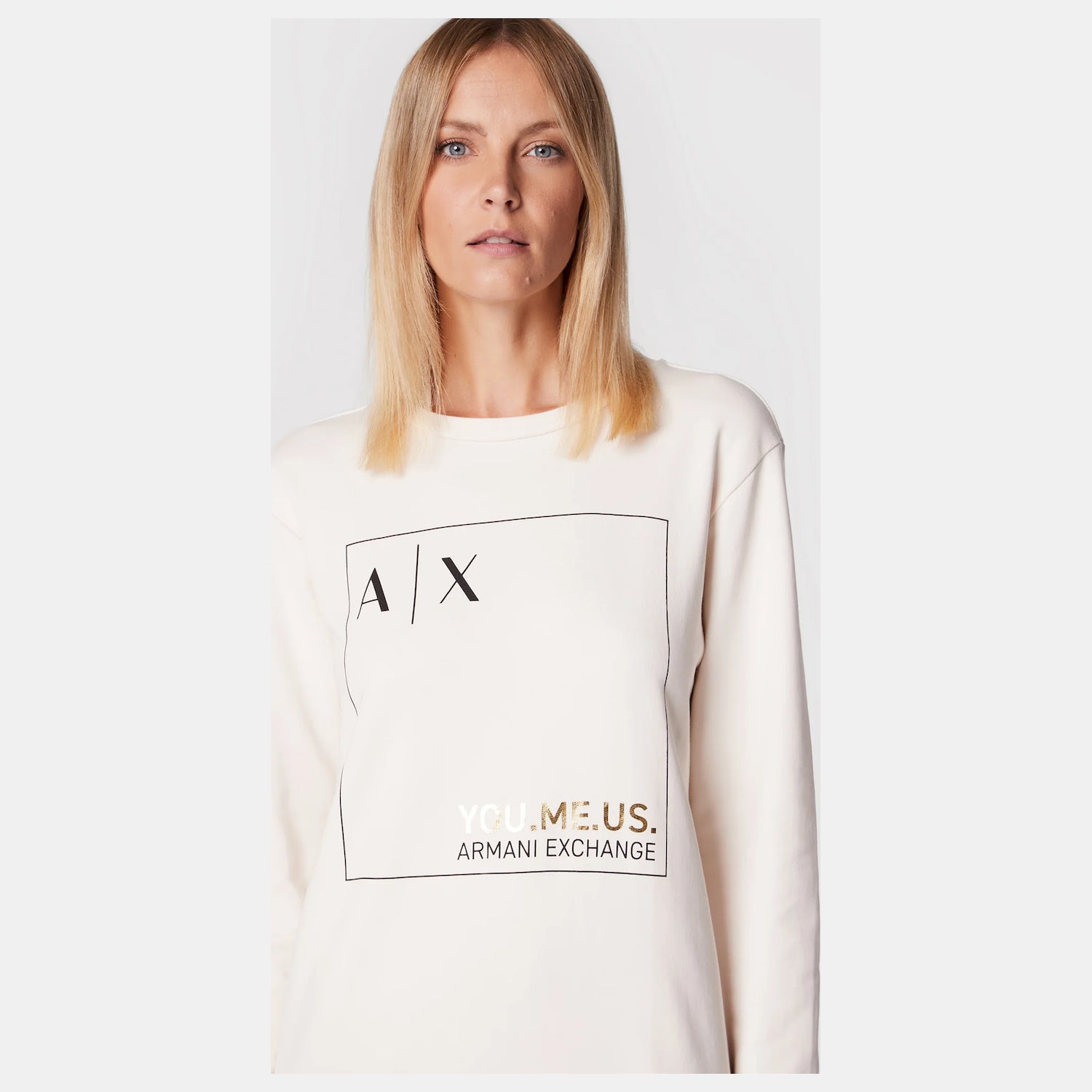 Armani Exchange Vestido Dress 6lya71 Yj5vz Beige Beige_shot2