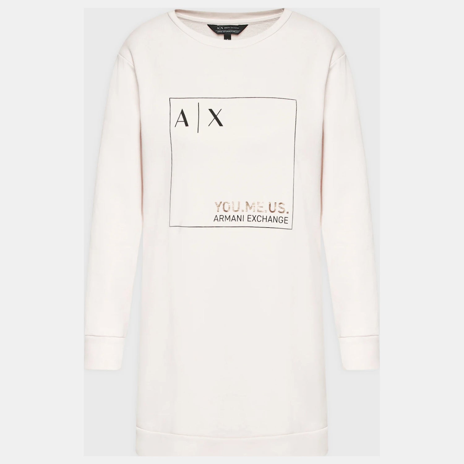 Armani Exchange Vestido Dress 6lya71 Yj5vz Beige Beige_shot3