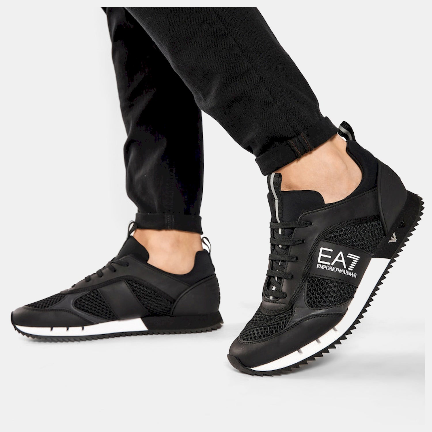 Armani Sapatilhas Sneakers X8x027 Xk050 Black Preto_shot7