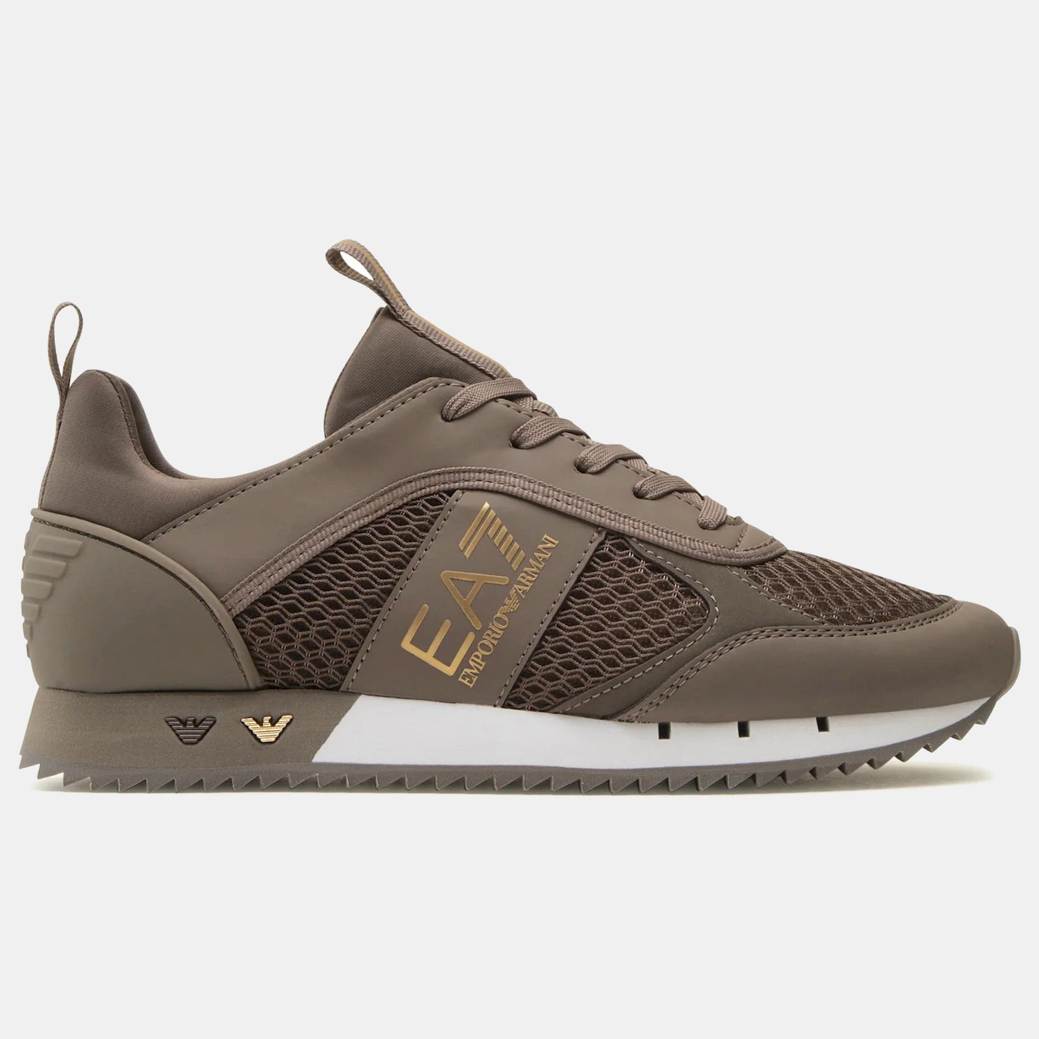 Armani Sapatilhas Sneakers X8x027 Xk050 Brown Gold Castanho Ouro_shot1