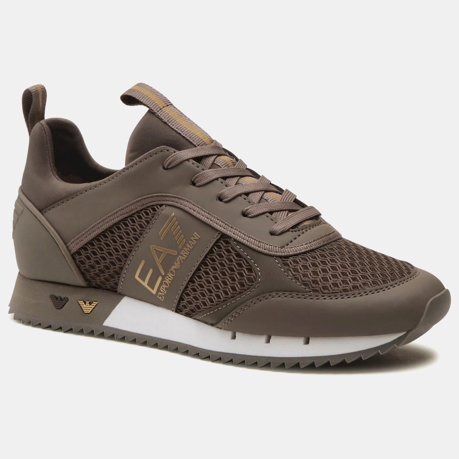 Armani Sapatilhas Sneakers X8x027 Xk050 Brown Gold Castanho Ouro_shot5