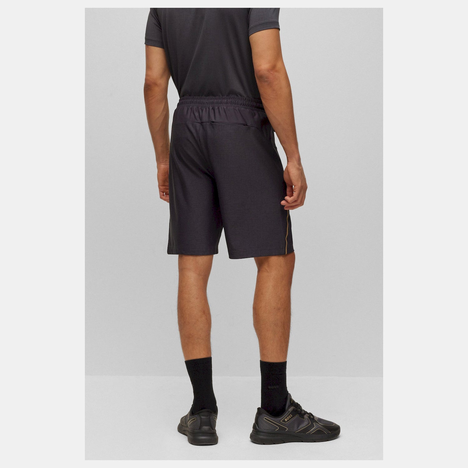 Boss Calcao Shorts Hecon Active 1 Dk.grey Cinza Escuro_shot4