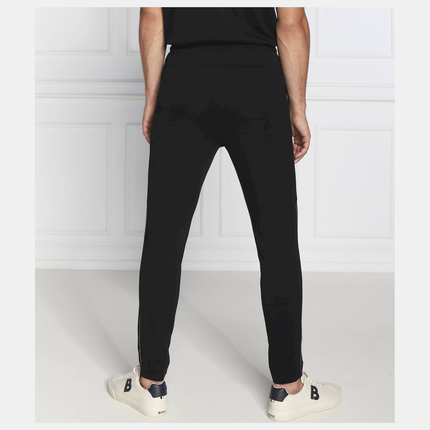 Boss Calcas Trousers Hadim2 Black Preto_shot2
