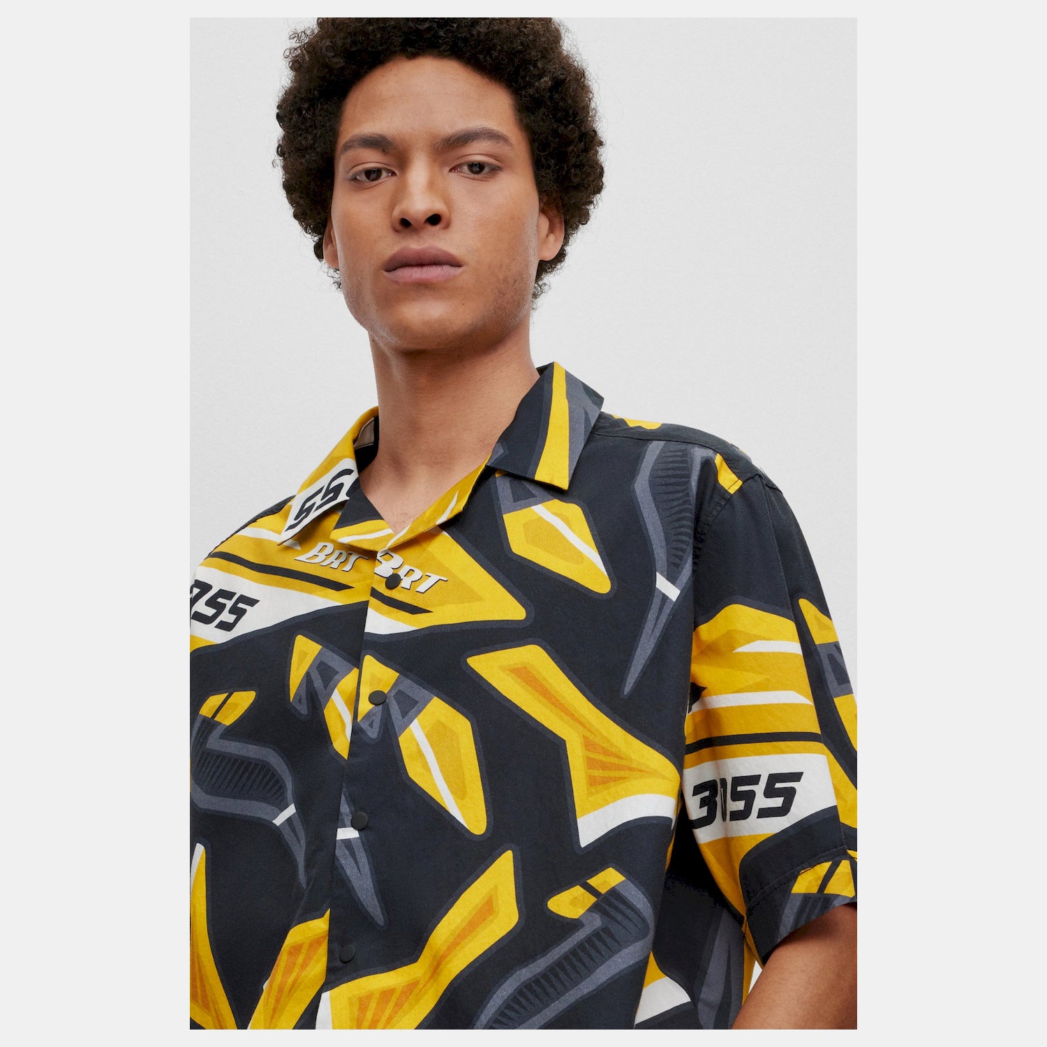 Boss Camisa Shirt Lapis 3 Black Preto_shot2