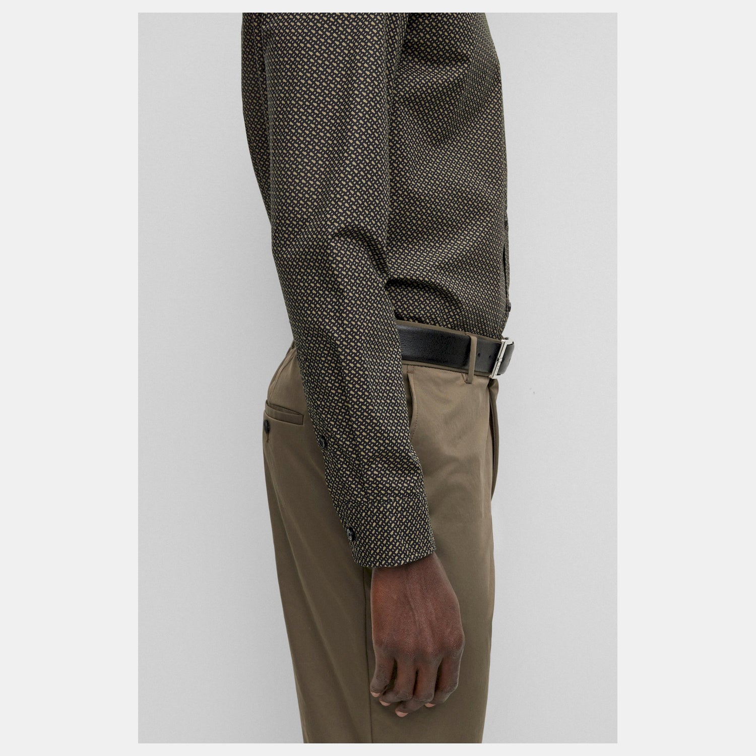 Boss Camisa Shirt S Roan Kent C1 Green Verde_shot3