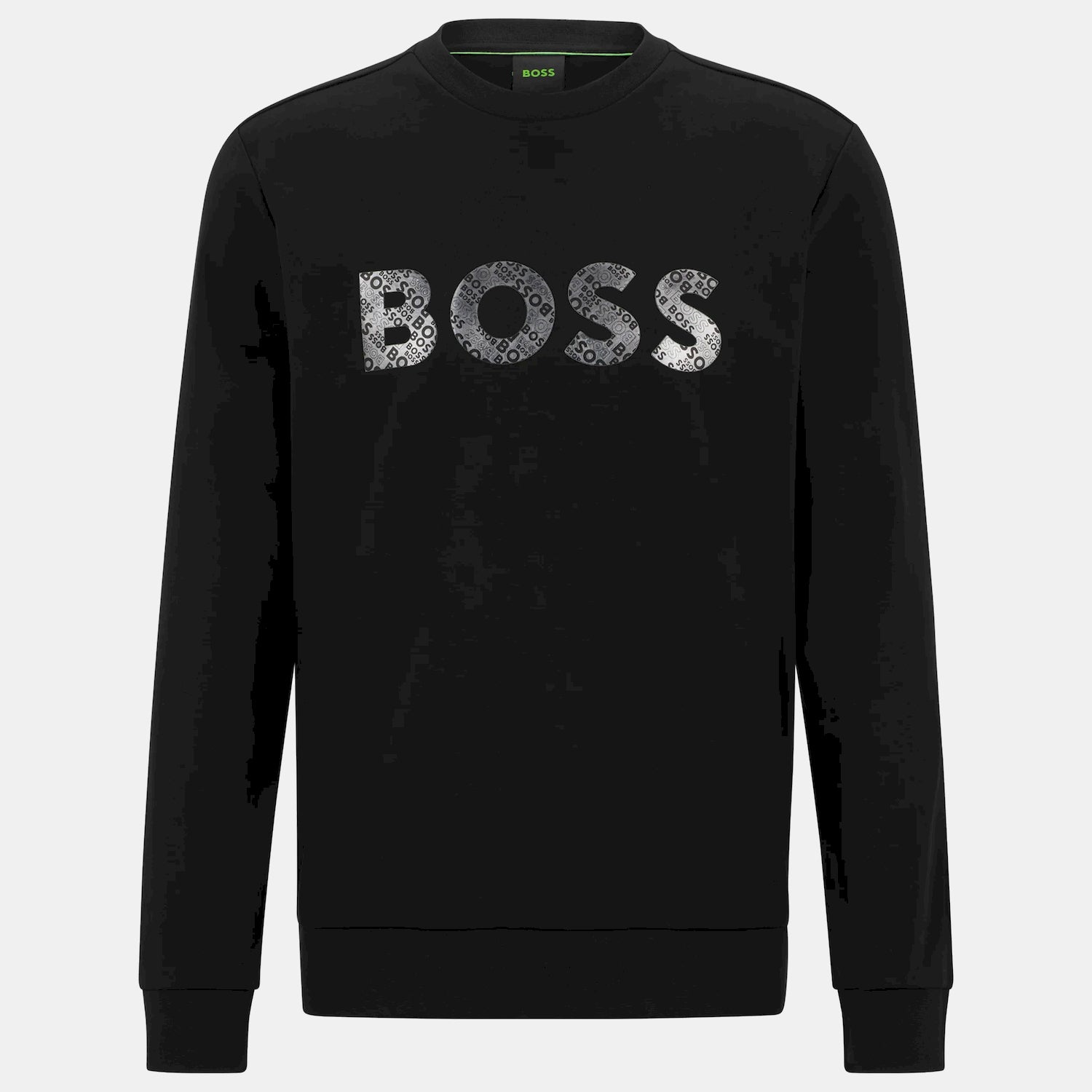 Boss Camisola Sweat Salbo Mirror Black Preto_shot1