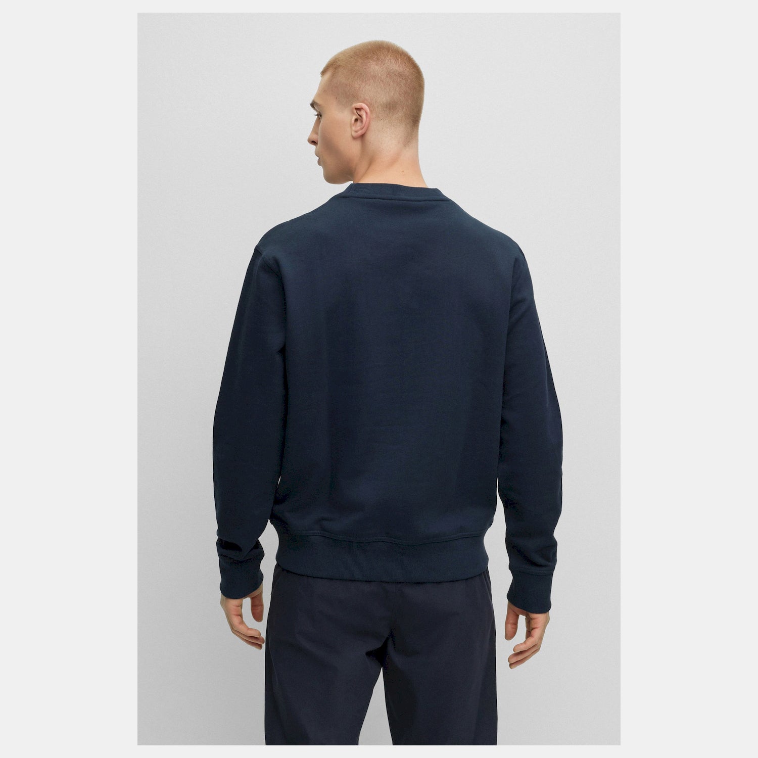 Boss Camisola Sweat Webasiccrew Dk.blue Azul Escuro_shot4
