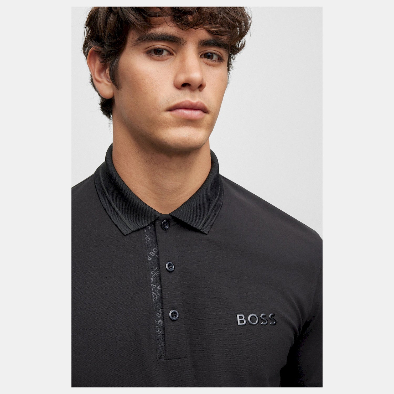 Boss Polo Paddy Mirror Black Preto_shot2