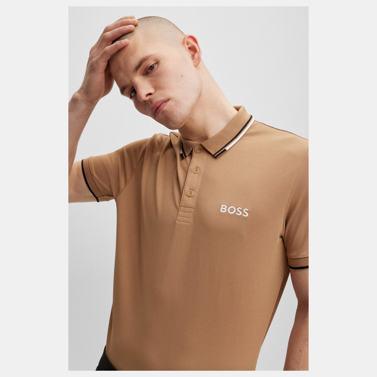 Boss Polo Paddy Pro 5046 Beige Beige_shot2