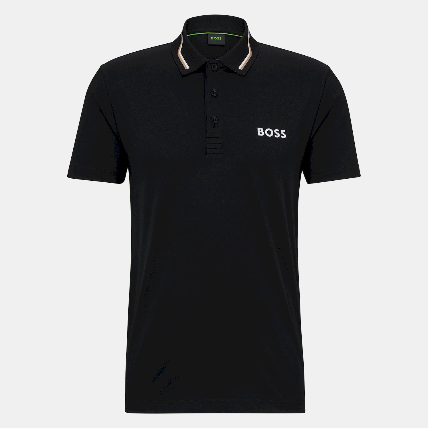 Boss Polo Paddytech 5050 Black Preto_shot1