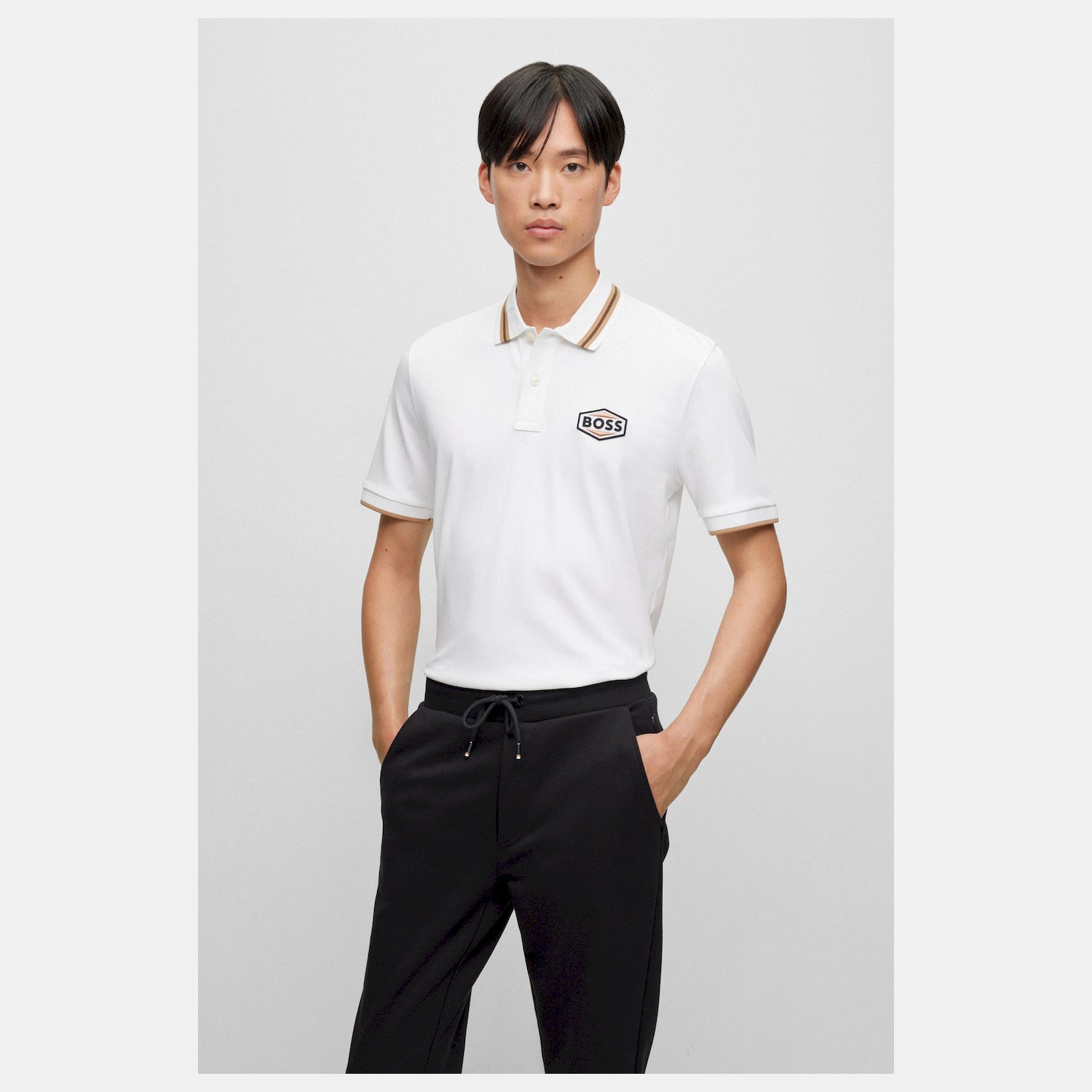 Boss Polo Parlay194 White Branco_shot3