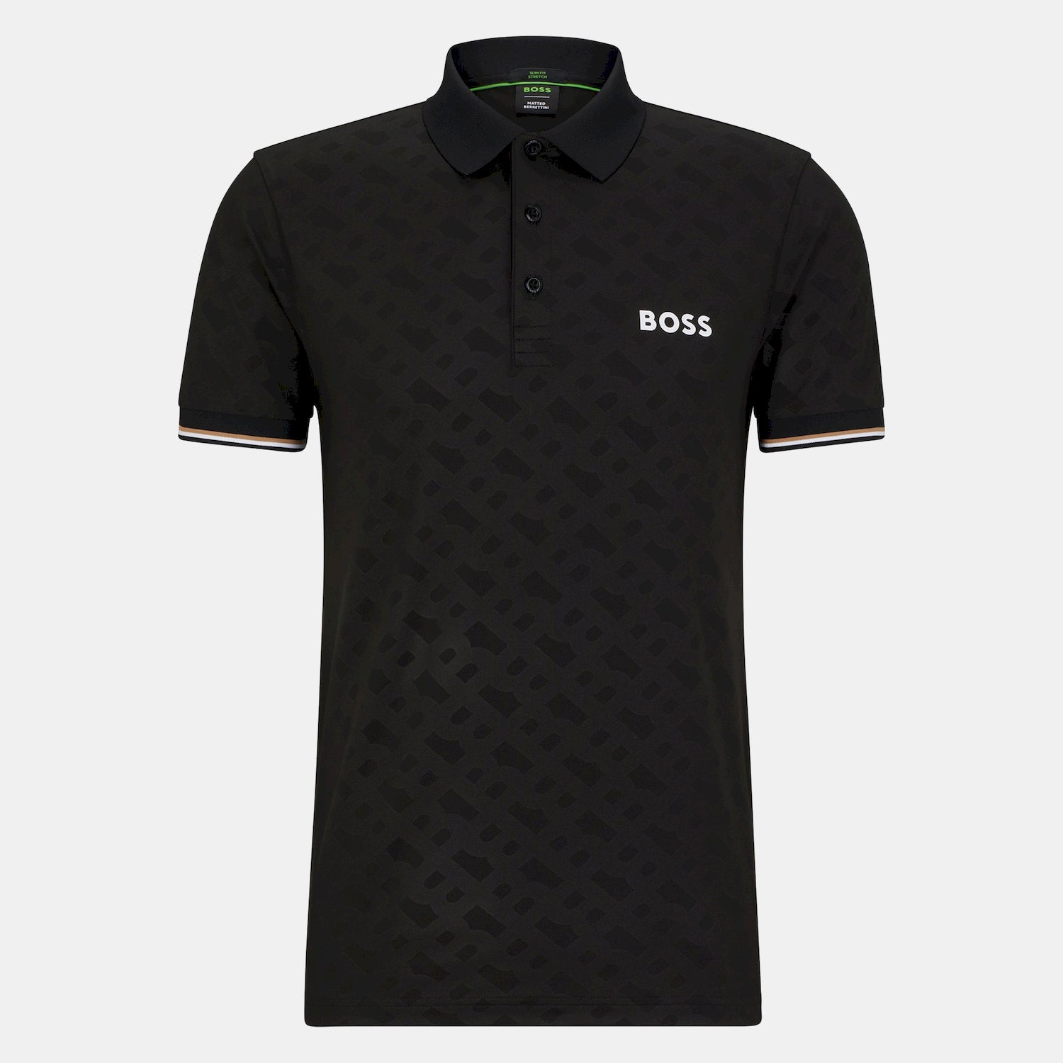 Boss Polo Patteo Mb 12 Black Preto_shot1